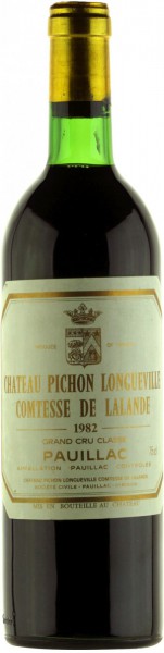 Вино Chateau Pichon-Longueville-Comtesse de Lalande Pauillac AOC 2-me Grand Cru Classe 1982