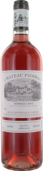 Вино "Chateau Pierrail" Rose, Bordeaux AOC, 2018