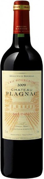 Вино Chateau Plagnac (Cru Bourgeois), Medoc AOC, 2009
