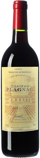 Вино Chateau Plagnac (Cru Bourgeois), Medoc AOC, 2011