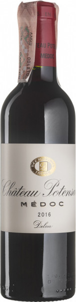 Вино Chateau Potensac, Medoc AOC Cru Bourgeois, 2016, 0.375 л