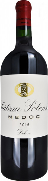 Вино Chateau Potensac, Medoc AOC Cru Bourgeois, 2016, 1.5 л