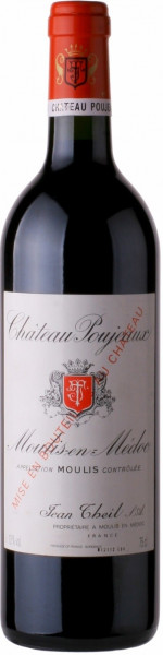 Вино Chateau Poujeaux, Moulis-en-Medoc AOC Cru Bourgeois, 2000, 5 л