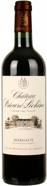 Вино Chateau Prieure-Lichine, Margaux AOC, 2001