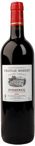 Вино Chateau Robert, "Cuvee Carles", Pomerol AOC, 2006