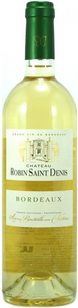 Вино "Chateau Robin Saint Denis" Blanc, Bordeaux AOC, 2015