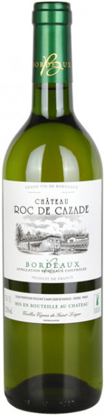 Вино "Chateau Roc de Cazade" Blanc, Bordeaux AOC