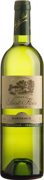 Вино Chateau Saint-Florin Blanc, Bordeaux AOC, 2018