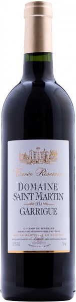 Вино Chateau Saint Martin de la Garrigue, "Cuvee Reservee" Rouge