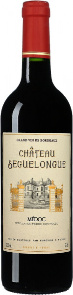 Вино Chateau Seguelongue, Medoc AOC, 2018