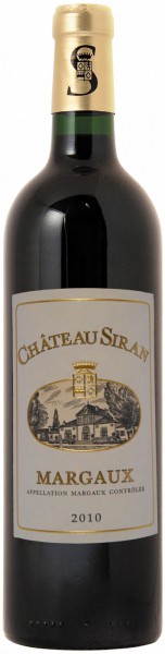 Вино Chateau Siran, Margaux AOC Cru Bourgeois, 2010