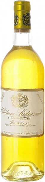 Вино Chateau Suduiraut (Sauternes) 1er Grand Cru Classe AOC, 2002