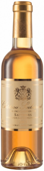 Вино Chateau Suduiraut, Sauternes 1er Grand Cru Classe AOC, 2010, 0.375 л
