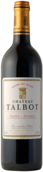 Вино Chateau Talbot, St-Julien AOC 4-me Grand Cru Classe, 1988