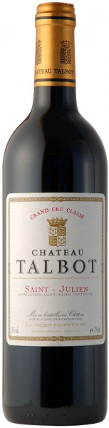 Вино Chateau Talbot, St-Julien AOC 4-me Grand Cru Classe, 2008, 0.375 л