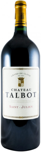 Вино Chateau Talbot, St-Julien AOC 4-me Grand Cru Classe, 2012, 1.5 л