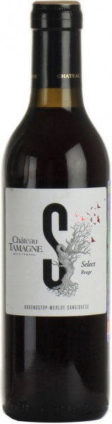 Вино "Chateau Tamagne" Select Rouge, 0.375 л