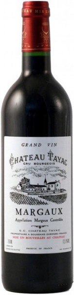 Вино Chateau Tayac, Cru Bourgeois, Margaux AOC, 2006