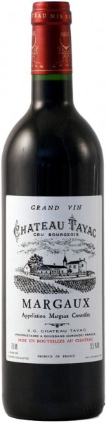 Вино Chateau Tayac, Cru Bourgeois, Margaux AOC, 2008