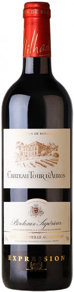Вино Chateau Tour d'Auron, Bordeaux Superieur AOC, 2015