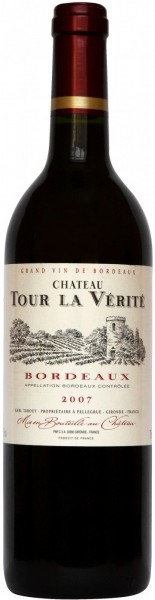 Вино Chateau Tour la Verite Bordeaux AOC 2007