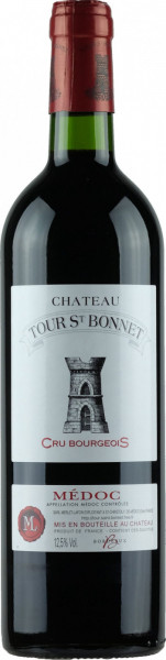 Вино Chateau Tour Saint Bonnet, Medoc AOC, 2015, 0.375 л