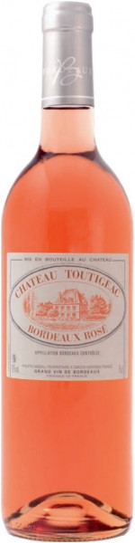 Вино "Chateau Toutigeac" Rose, Bordeaux AOC, 2017