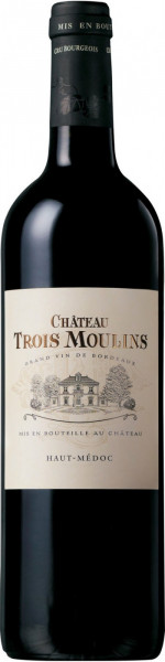 Вино Chateau Trois Moulins, Cru Bourgeois Haut-Medoc AOC, 2014
