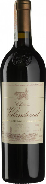 Вино Chateau Valandraud, Saint-Emilion Grand Cru AOC (Casher mevushal), 2002