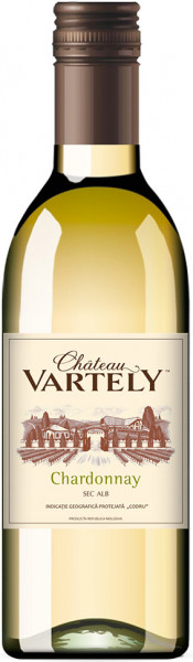 Вино Chateau Vartely, Chardonnay, Codru IGP, 0.25 л