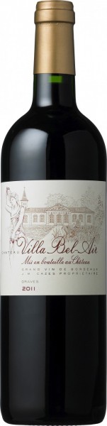 Вино "Chateau Villa Bel-Air" Rouge, Graves AOC, 2011