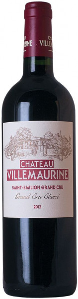 Вино Chateau Villemaurine, Saint-Emilion Grand Cru Classe AOC, 2012
