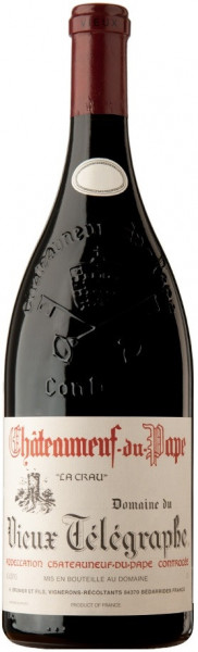 Вино Chateauneuf-du-Pape AOC Vieux Telegraphe "La Crau", 1999, 1.5 л