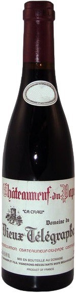 Вино Chateauneuf-du-Pape AOC Vieux Telegraphe "La Crau", 2011, 0.375 л