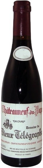 Вино Chateauneuf-du-Pape AOC Vieux Telegraphe "La Crau", 2012, 0.375 л
