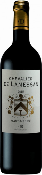 Вино "Chevalier de Lanessan", Haut-Medoc AOC, 2015