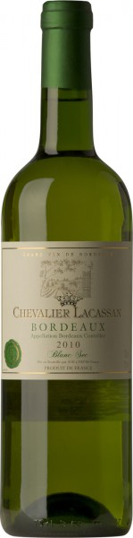 Вино "Chevalier Lacassan" Blanc, Bordeaux AOC, 2010