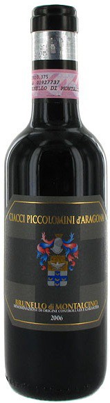 Вино Ciacci Piccolomini d'Aragona, Brunello di Montalcino DOC, 2006, 0.375 л