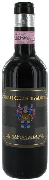 Вино Ciacci Piccolomini d'Aragona, Brunello di Montalcino DOC, 2012, 375 мл