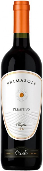 Вино Cielo e Terra, "Primasole" Primitivo, Puglia IGT, 2014