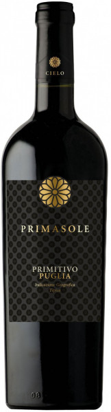 Вино Cielo e Terra, "Primasole" Primitivo, Puglia IGT, 2018