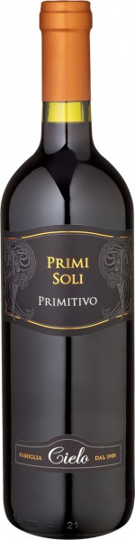 Вино Cielo e Terra, Primi Soli Primitivo, Puglia IGT, 2012