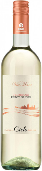Вино Cielo e Terra, "Viamare" Trebbiano Pinot Grigio, Puglia IGT, 2022