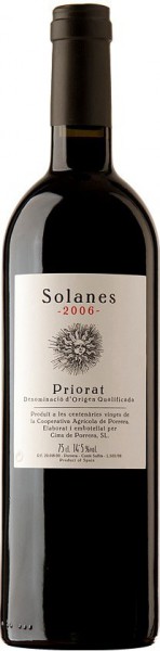 Вино Cims de Porrera, "Solanes", Priorat DOQ, 2006