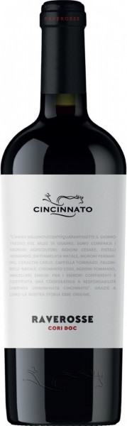 Вино Cincinnato, "Raverosse" Cori DOC