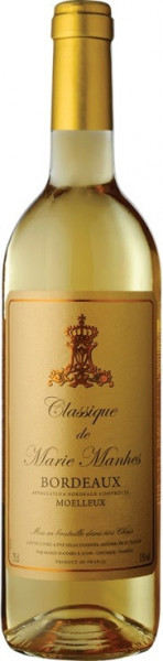 Вино "Classique de Marie Manhes" Bordeaux AOC Blanc Moelleux