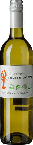 Вино "Classique Fruits de Mer", Cotes de Gascogne IGP, 2018