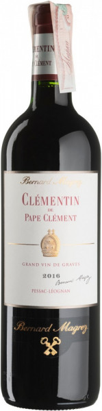 Вино "Clementin de Pape Clement" Rouge, Pessac-Leognan AOC, 2016