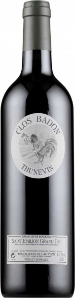 Вино Clos Badon Thunevin, Saint-Emilion Grand Cru AOC, 2001