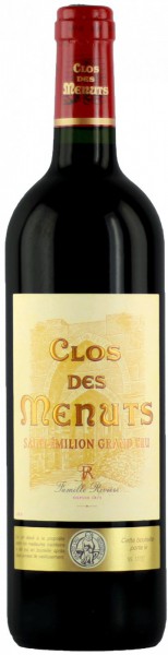 Вино "Clos de Menuts", Saint-Emilion Grand Cru AOC, 2009